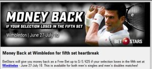 BetStars Wimbledon Money Back