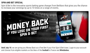 BetStars Spin and Bet Special