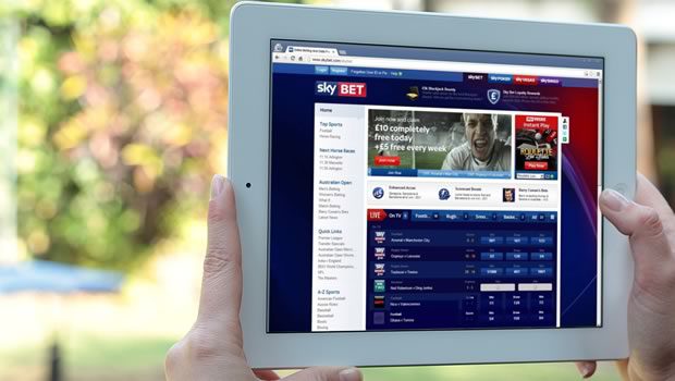 sky bet tablet compatible