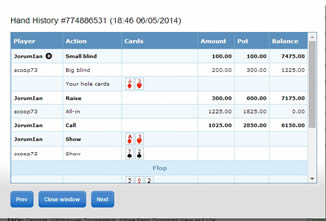 Hand History Tool Sky Poker