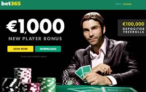 Poker Bet365 December offer