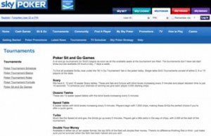 Sky Poker Time Bank