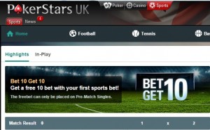 Pokerstars Sports In Play Betting