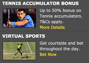 tennis acca bonus Bet365