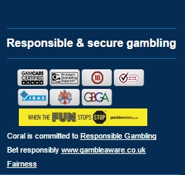 Coral Responsible Gambling Section