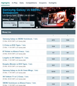 eSports Betting BetStars