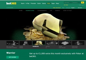 Bet365 Warrior Promotion