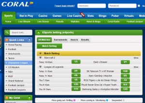 Coral eSports Betting