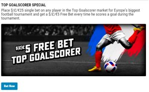 BetStars Free Bet Top Goalscorer