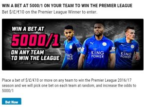 BetStars 50001 Promotion