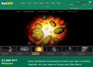 3000 MTT Missions Bet365