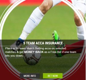 Ladbrokes 5 Team Acca INsurance