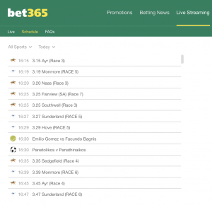 Bet365live in play. mx