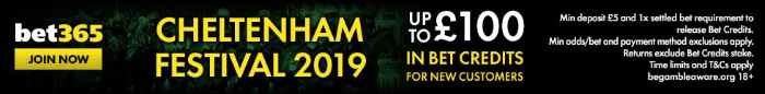Sign up to Bet365 to bet Cheltenham 2019 