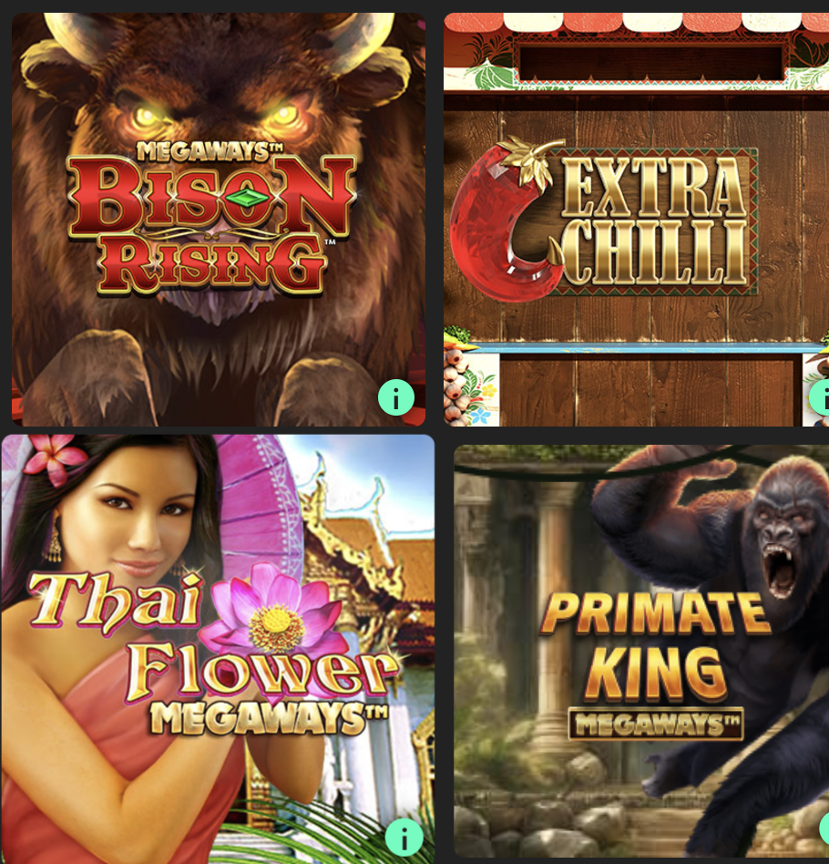 Megaways games at bet365 Games