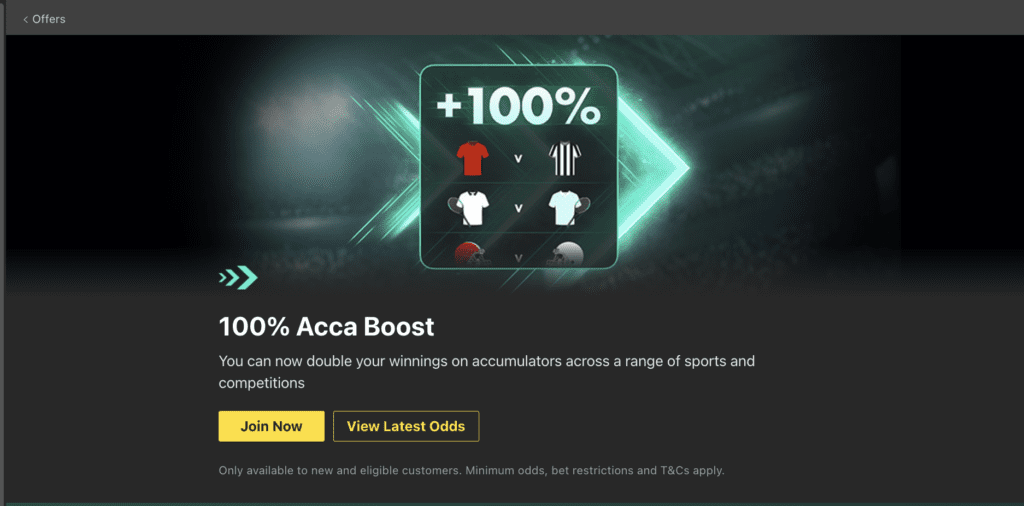 100% Acca Boost