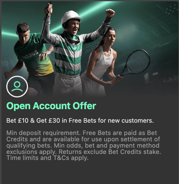 Open Account Offer