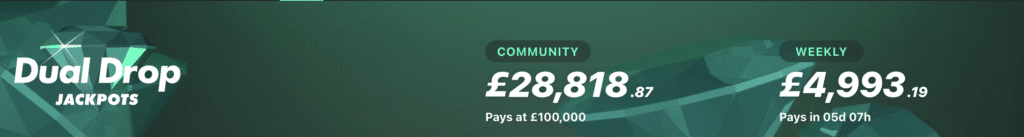 Dual Drop Jackpot Totals