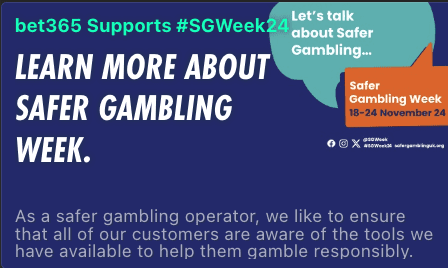 Safer Gambling Week bet365