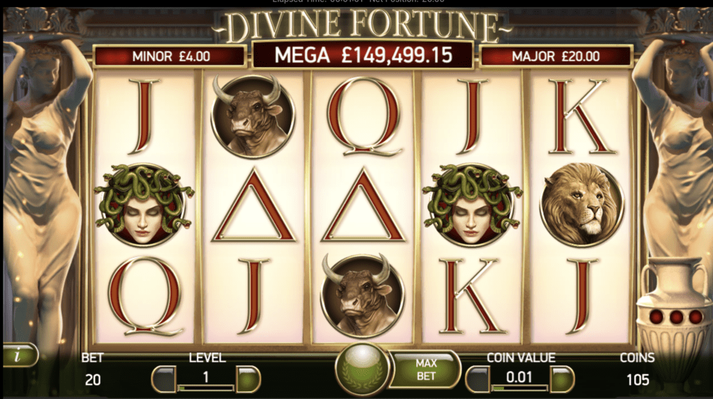 Divine Fortune Progressive Jackpot Slot