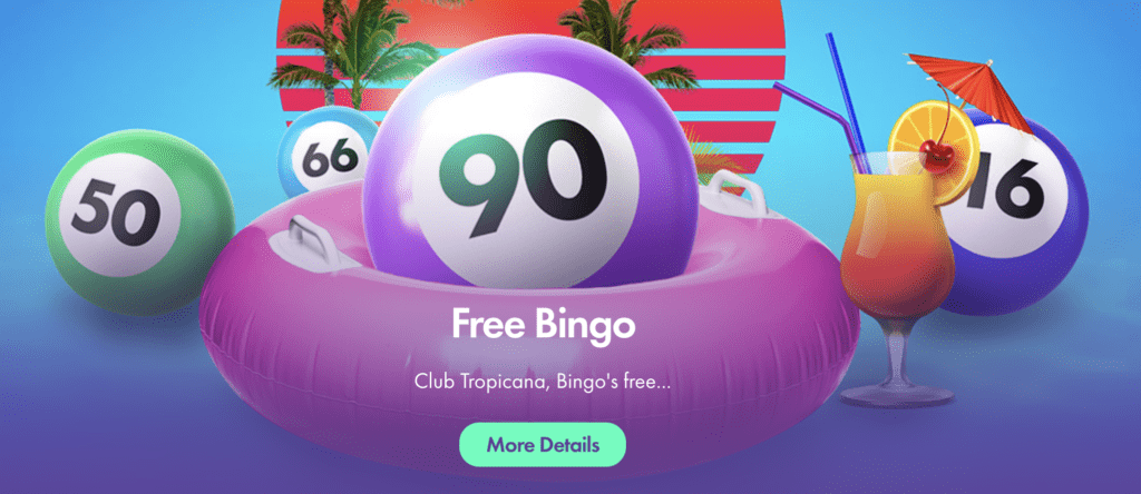 bet365 Bingo Club Tropicana Free Bingo