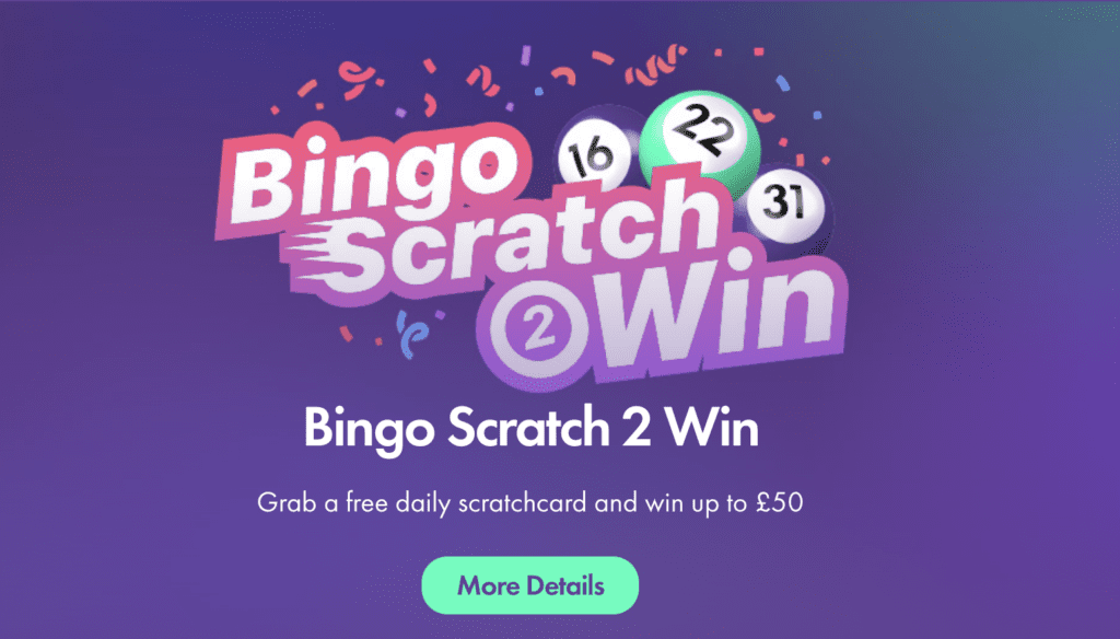 bet365 Bingo Scratch2Win Game