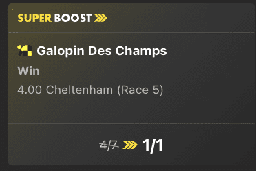 Cheltenham Day 4 Super Boost