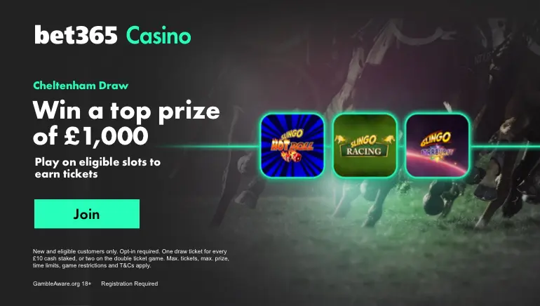 bet365 Casino Cheltenham Draw Offer