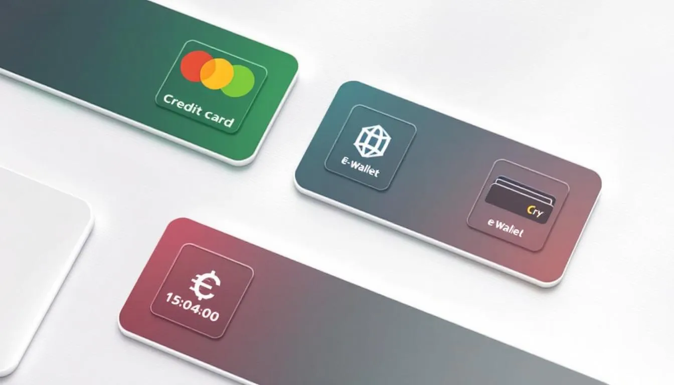 An overview of various withdrawal methods and processing times.