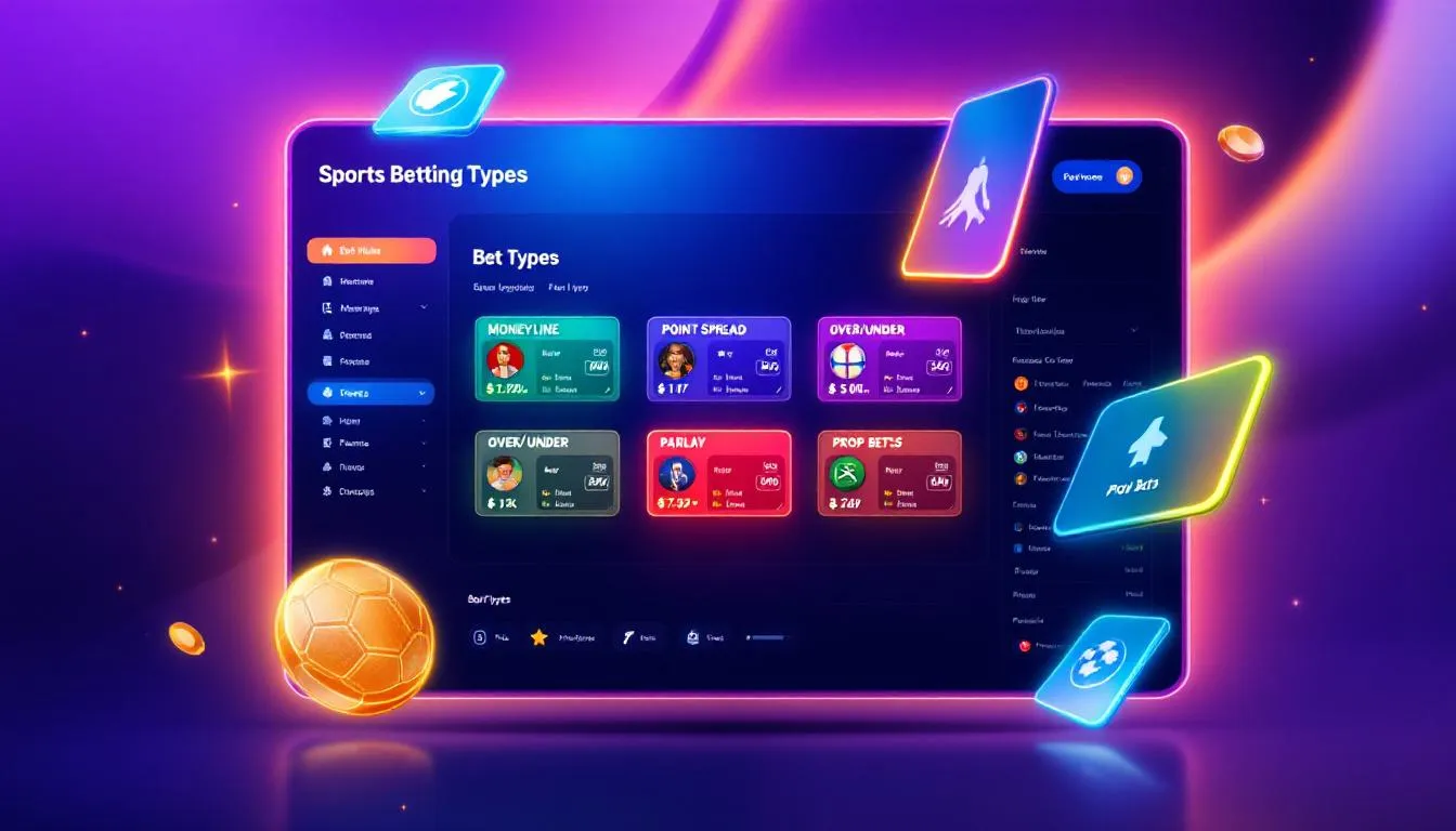 An overview of different bet types in sports betting.