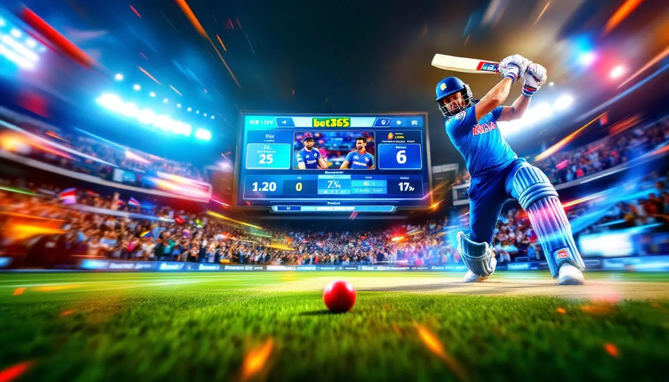An image representing accessing Bet365 live cricket streaming.
