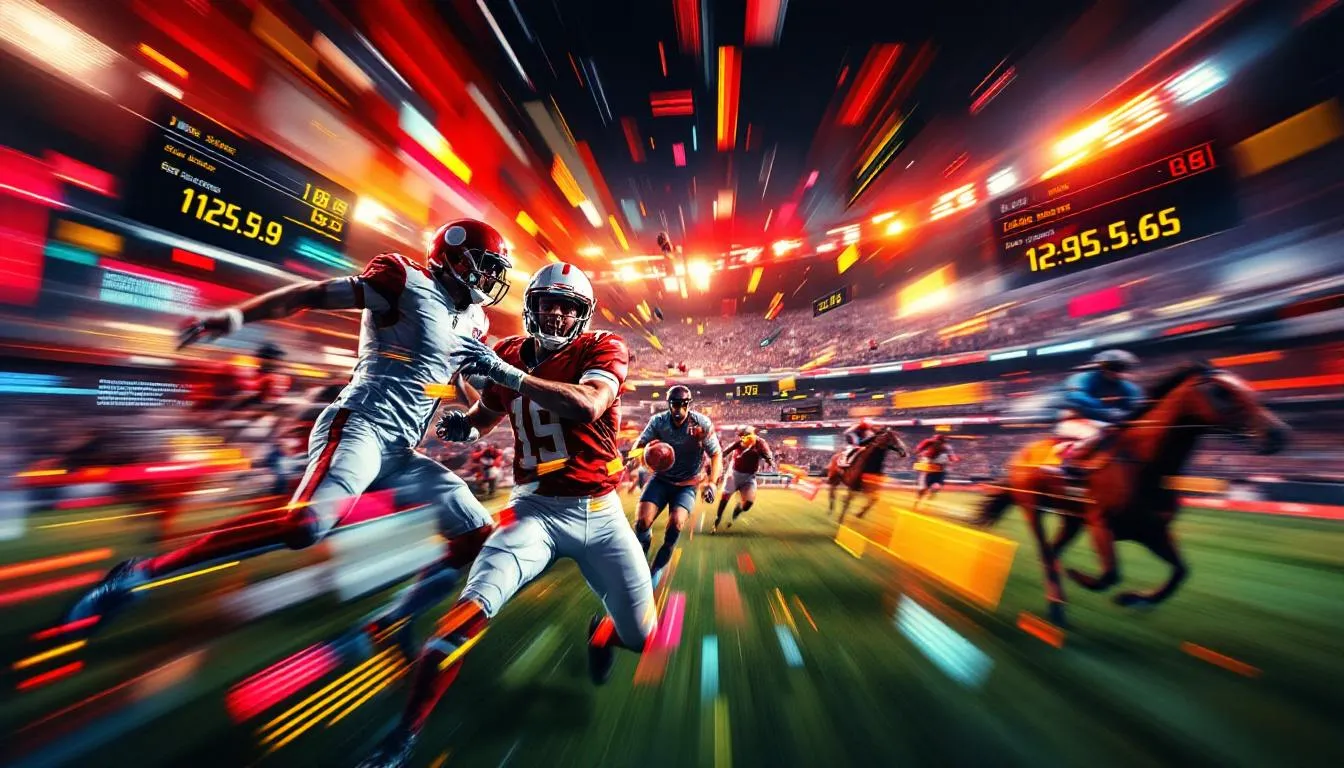 A collage of sports covered in Paddy Power Beat the Drop, including football and horse racing.