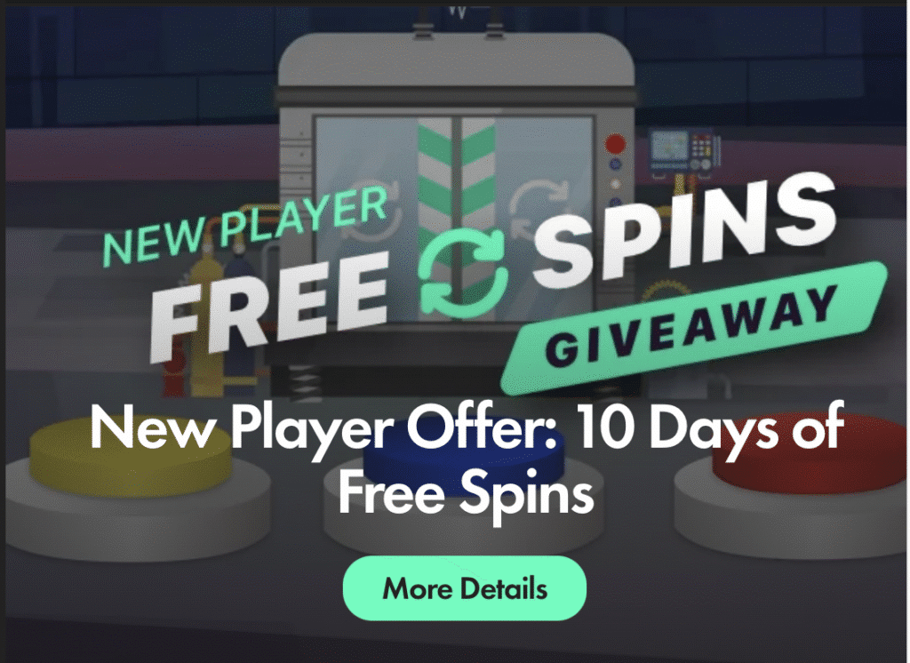 Free Spin no deposit 10 Day of Free Spin offer