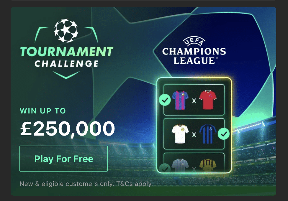 Bet365 UCL Tournament Predictor