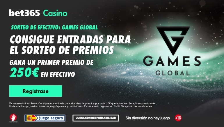 Bet365 Casino Games Global cash prize promotion