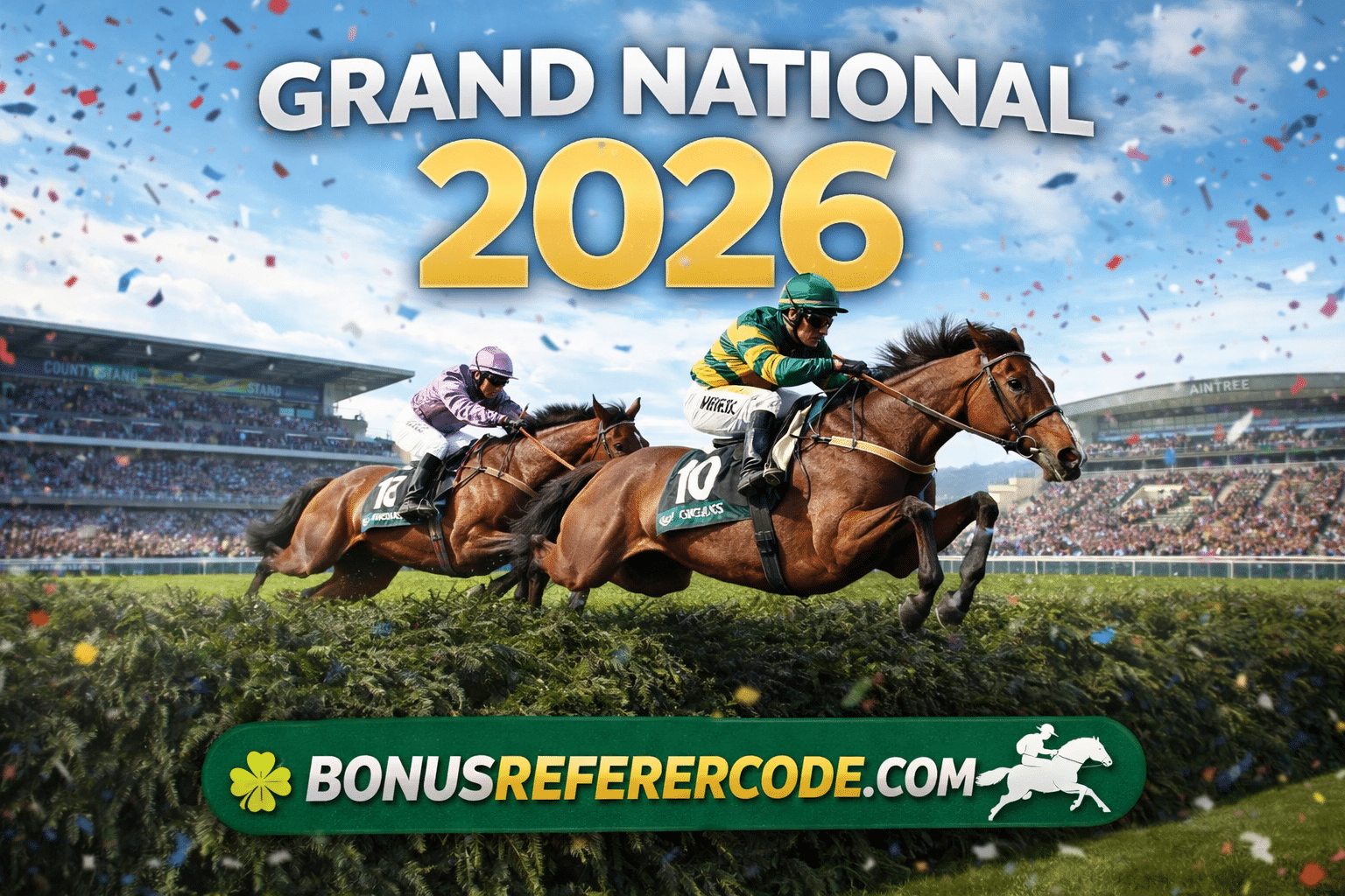 Grand National 2026 horse race at Aintree Stadium