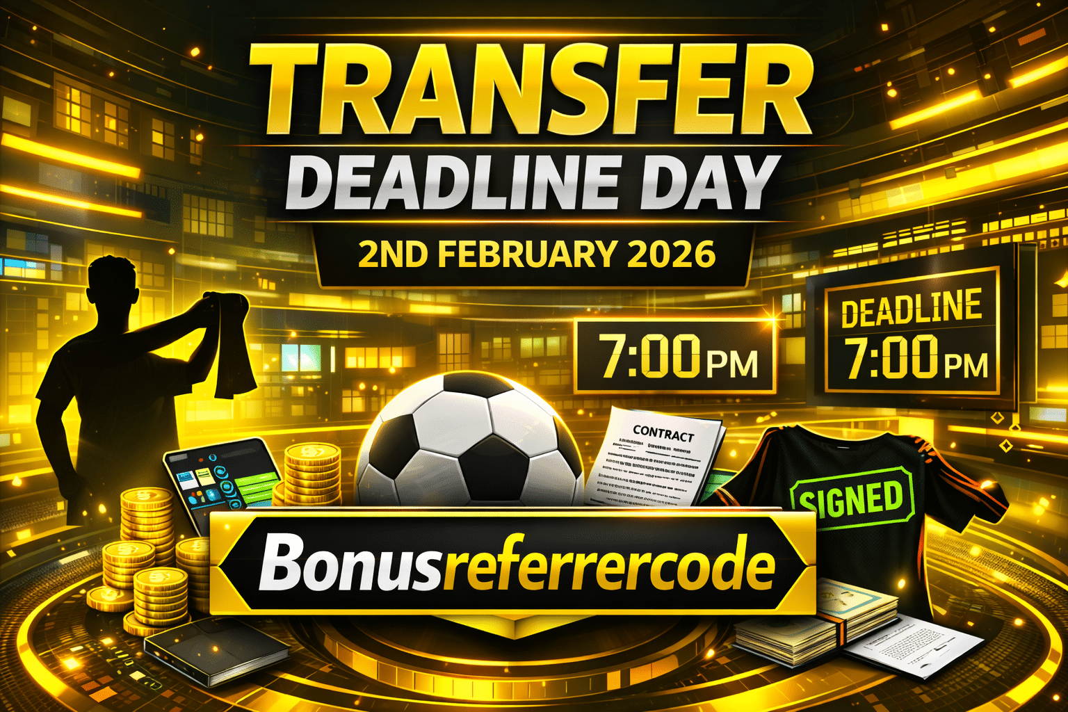 Football transfer deadline day announcement 2026