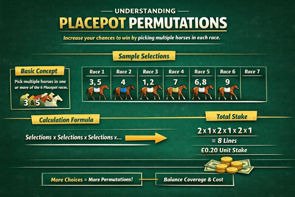 Guide to understanding placepot betting permutations